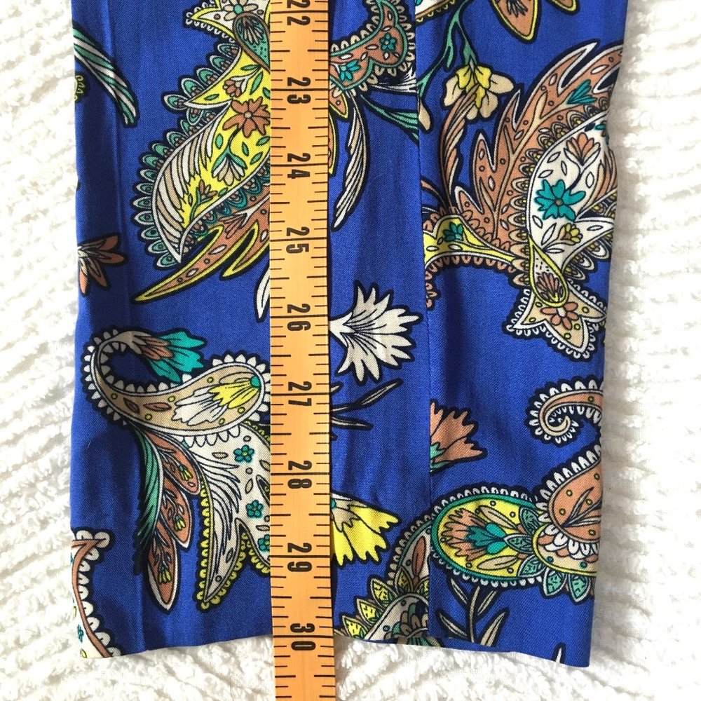 LOFT Patterned Ankle Pants - Picture 7 of 8